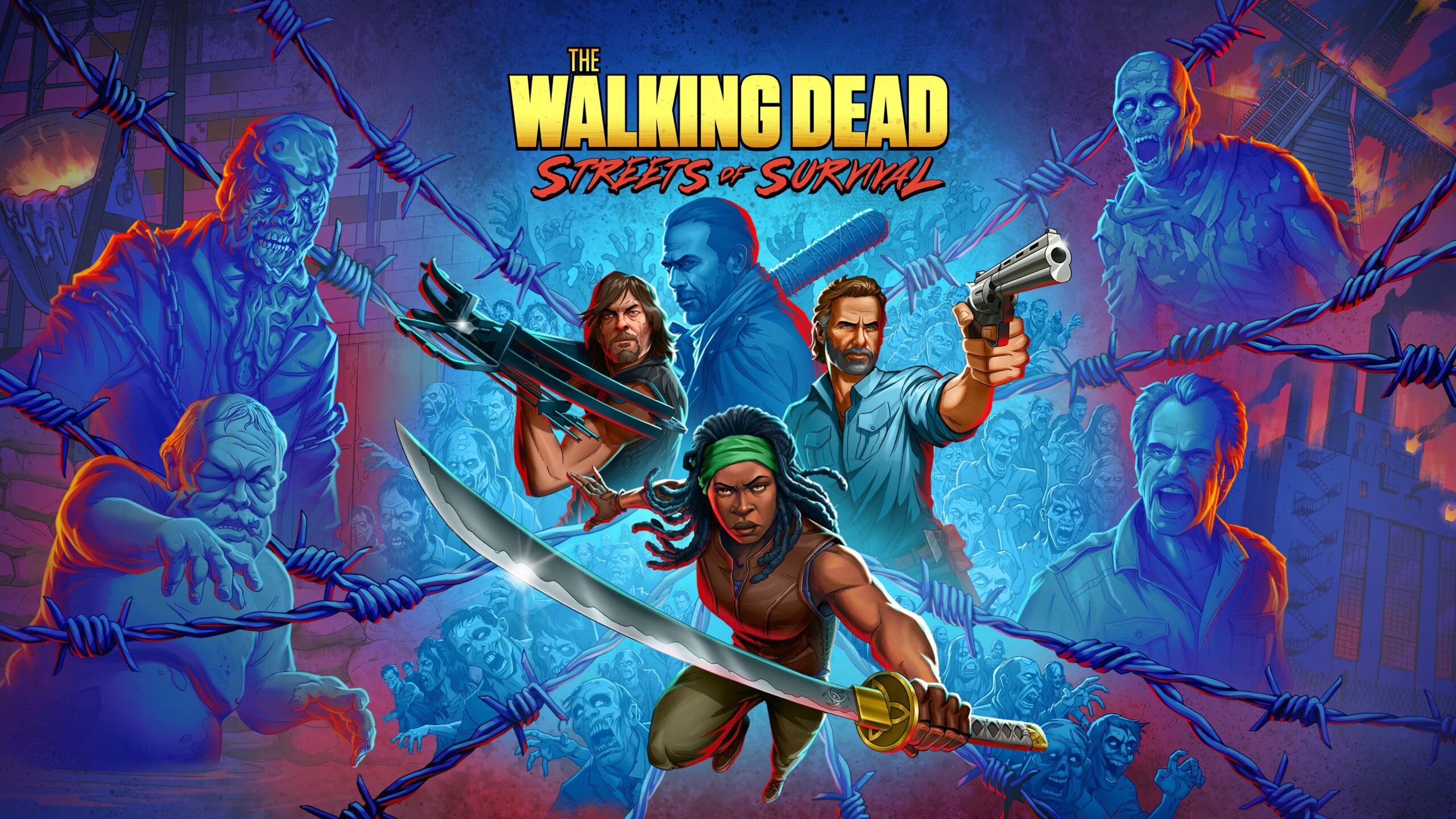 Jogo beat ‘em up de rolagem lateral The Walking Dead: Streets of Survival anunciado para PS5, Xbox Series, Switch 2, Switch e PC