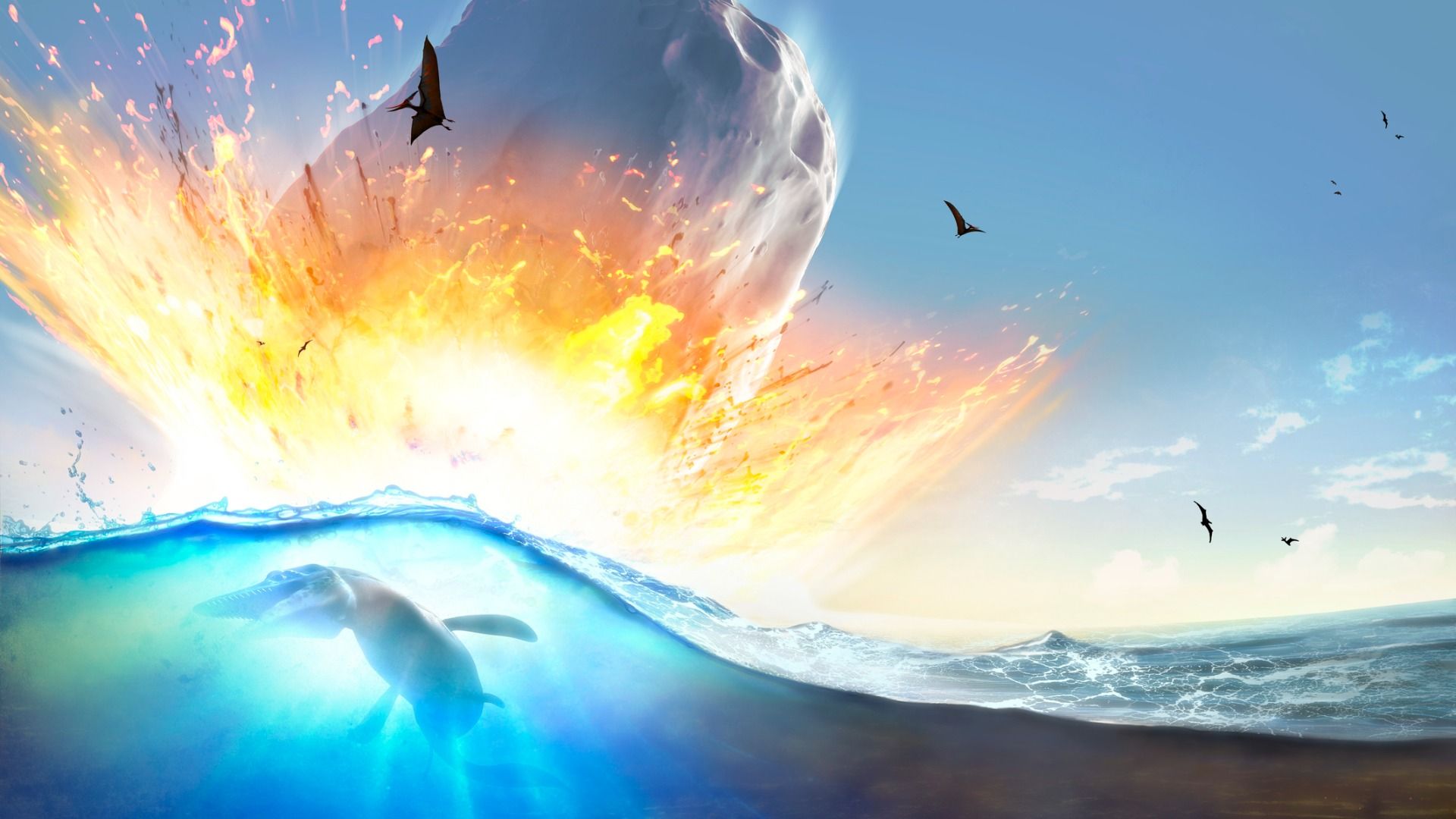 O asteróide que exterminou os dinossauros pode ter criado um vasto habitat subterrâneo para a vida que durou 8 milhões de anos
