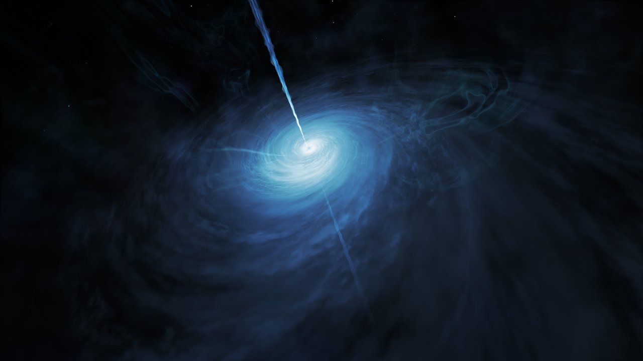 Poderia o segredo da formação de buracos negros estar trancado neste antigo quasar recorde?