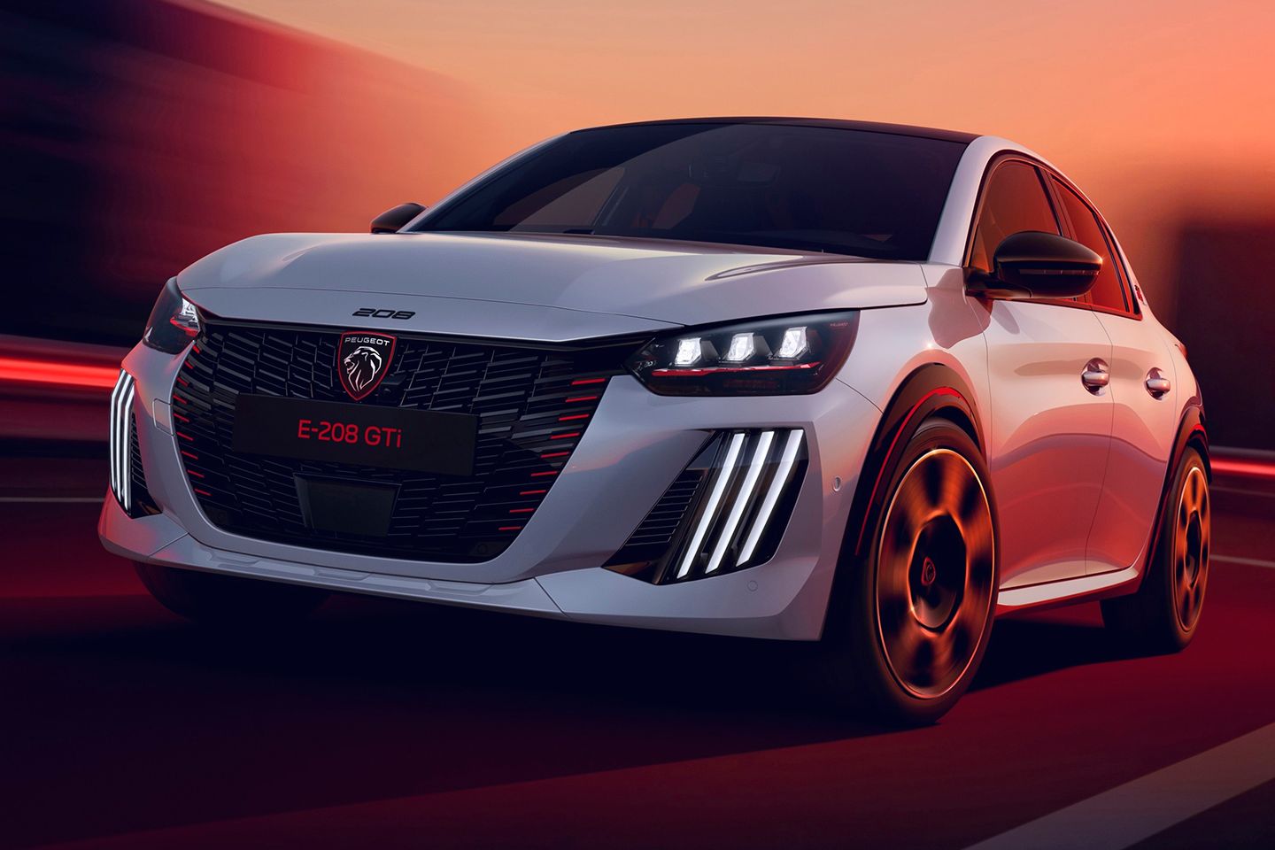 Peugeot e-208 GTI revelado na íntegra