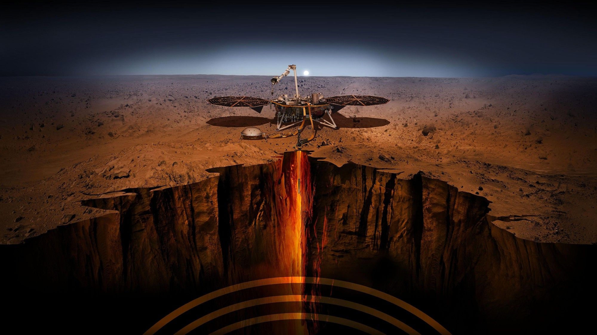 Marte pode ter sido preenchido com mares de magma que tornaram o Planeta Vermelho habitável