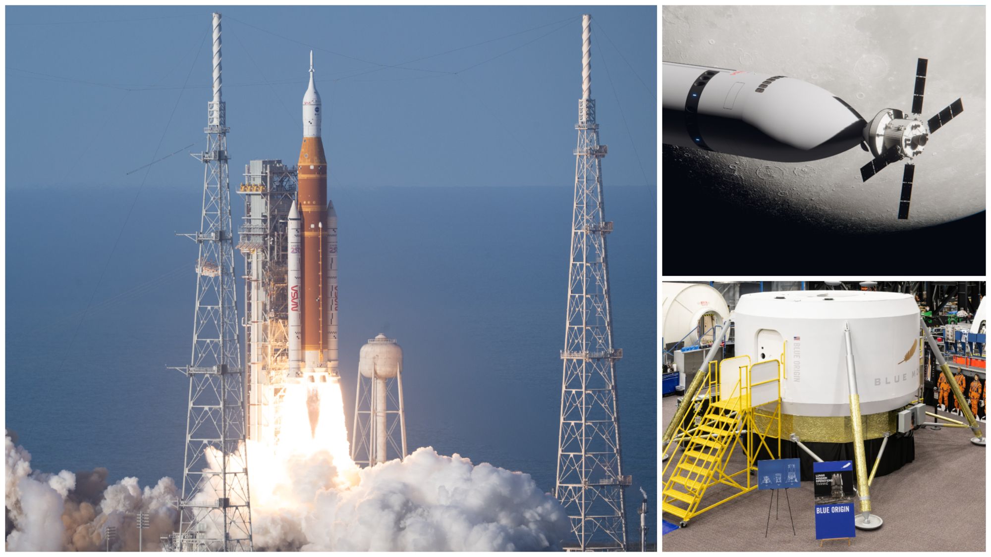 A ambiciosa missão Artemis 3 da NASA inclui três lançamentos de foguetes gigantes, dois pousos lunares privados e uma grande questão: será que tudo isso pode funcionar junto?