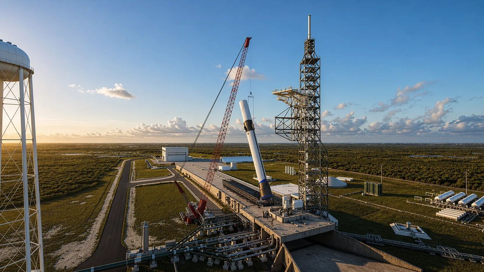 Blue Origin começa a reconstruir a plataforma de lançamento danificada pela explosão do foguete New Glenn – e ficará muito diferente quando terminar