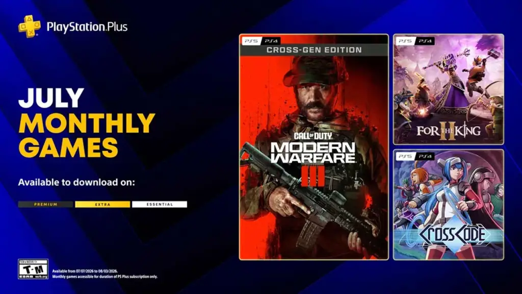 Jogos grátis do PlayStation Plus para julho de 2026 revelados