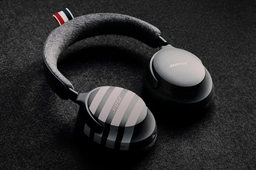 Thom Browne veste QuietComfort Ultra da Bose em caxemira e gorgorão