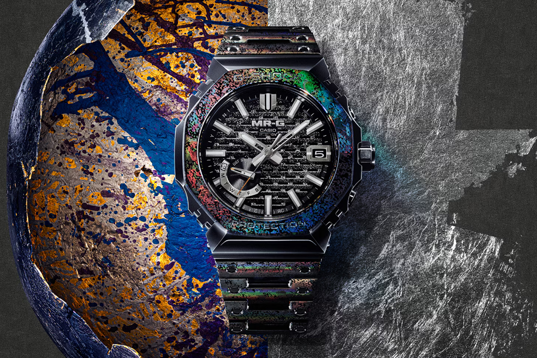 G-Shock fez um CasiOak de titânio de US $ 7.000 com mostrador em folha de platina finalizado por um mestre de Kyoto