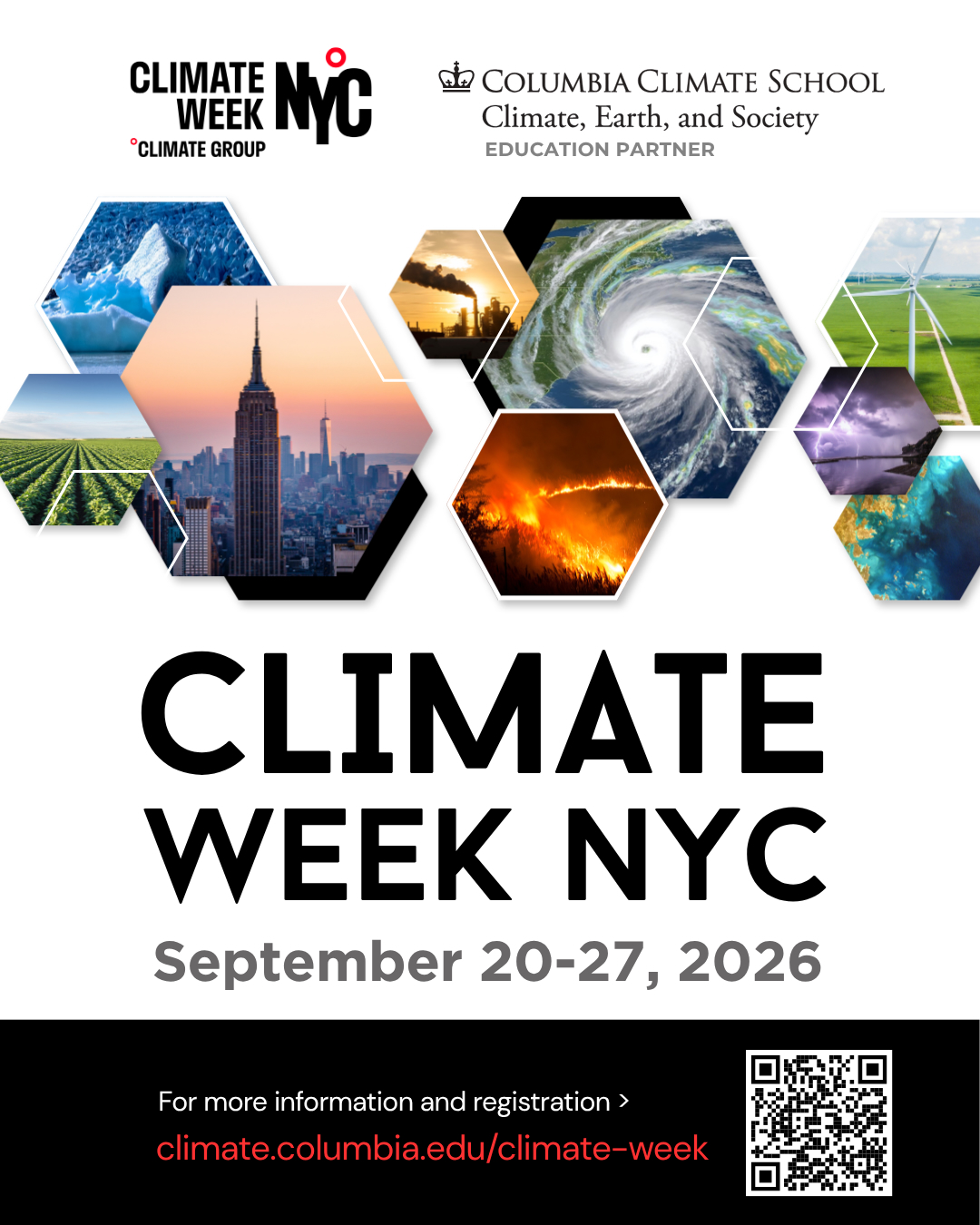 Junte-se à Columbia Climate School na Semana do Clima 2026 – Estado do Planeta