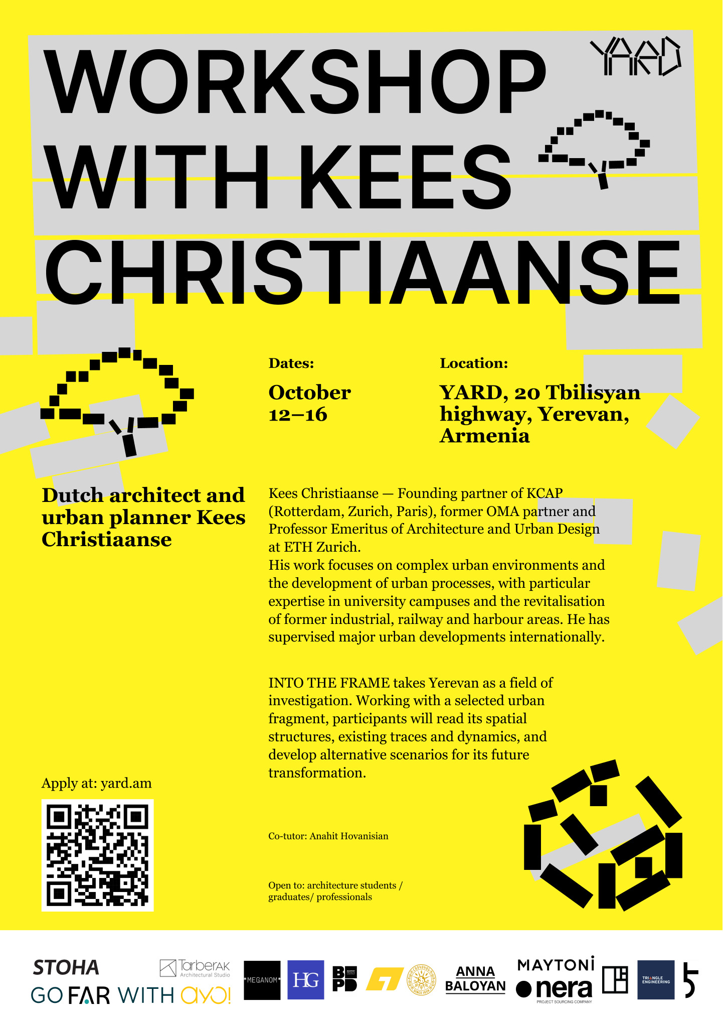 Into the Frame – Workshop com Kees Christiaanse