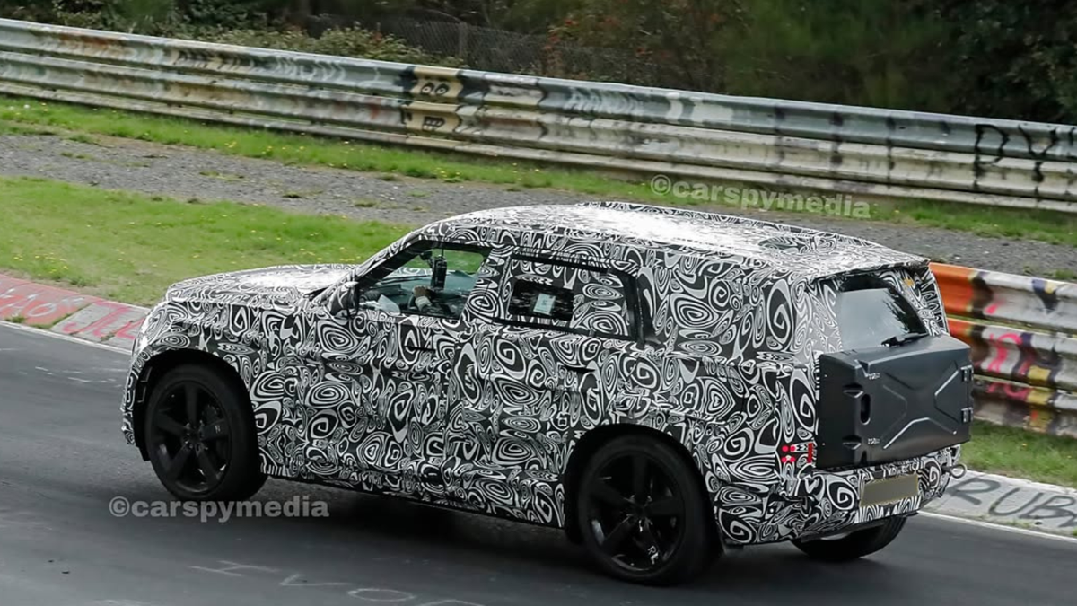 O protótipo Defender EV da Land Rover tem uma caixa traseira estilo classe G
