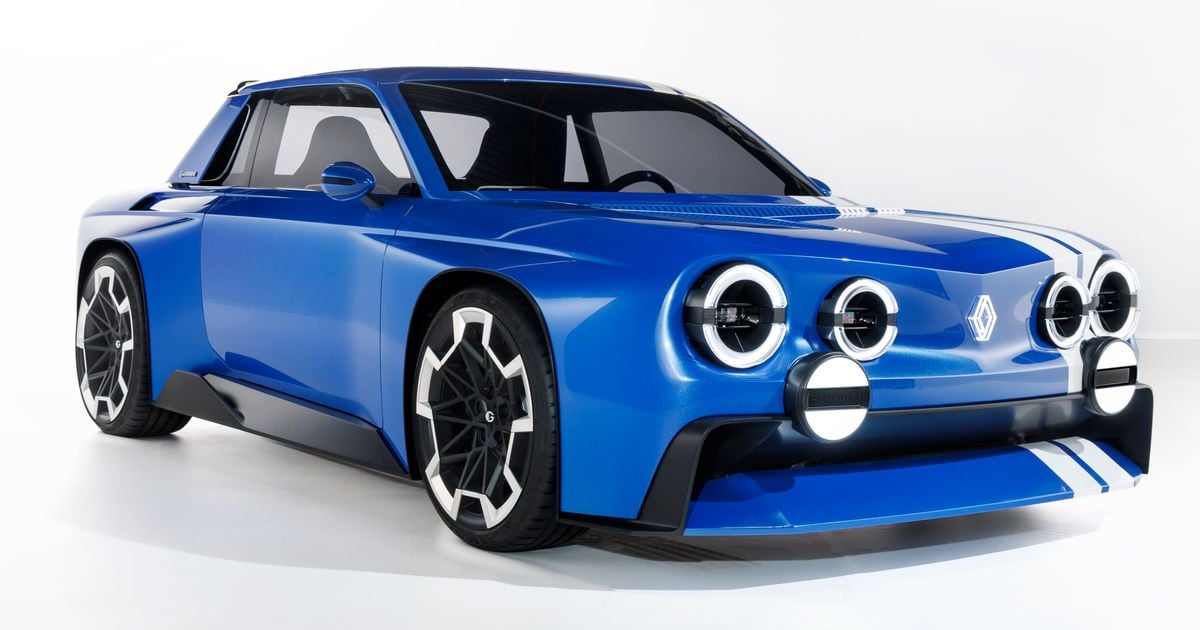O conceito Renault 8 Gordini reimagina o clássico como um cupê elétrico