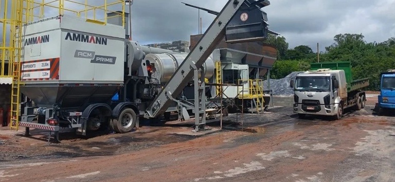 ANTT acompanha duplicação da BR-040 em Congonhas, com reaproveitamento de pneus no pavimento — Agência Nacional de Transportes Terrestres
