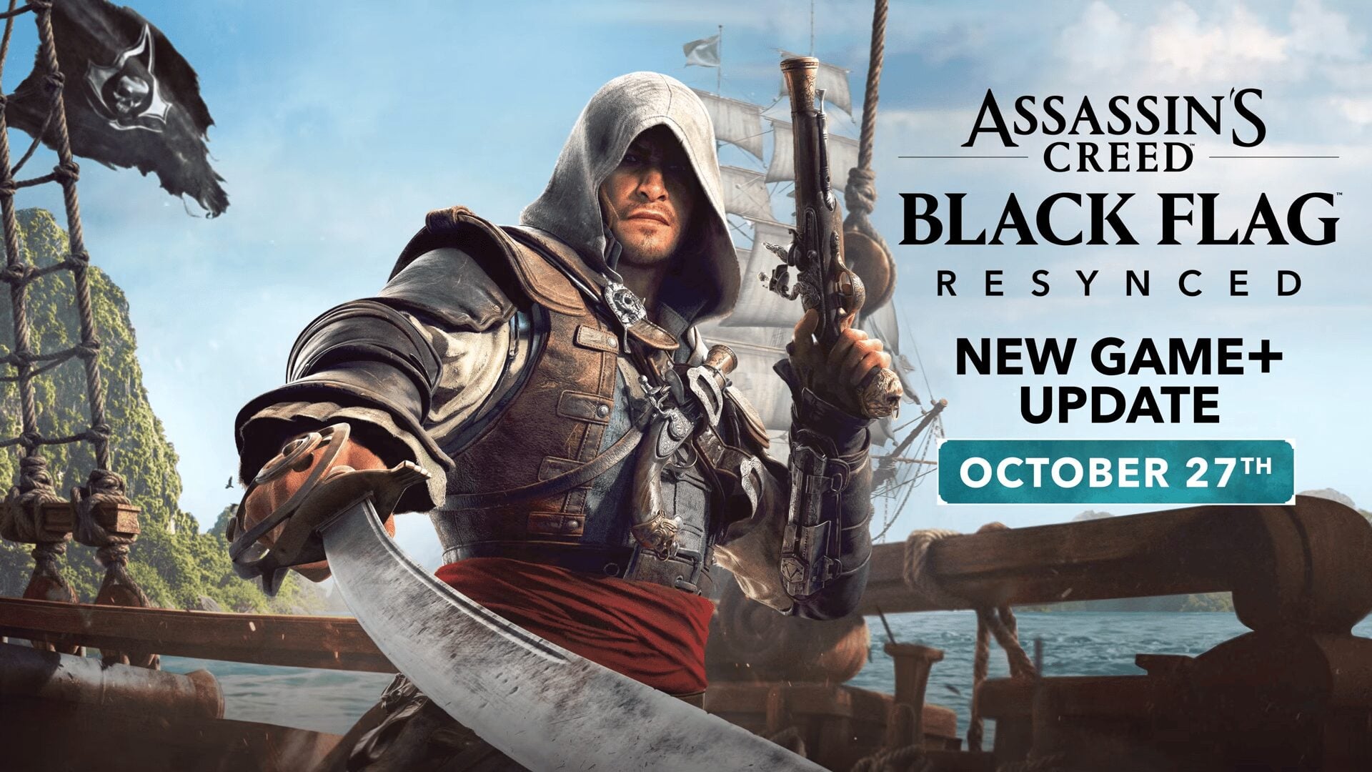 A atualização ‘New Game +’ de Assassin’s Creed Black Flag Resynced será lançada em 27 de outubro