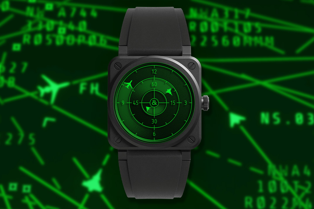 Bell & Ross acabam de reviver seu relógio de radar, e um drone furtivo agora conta os segundos