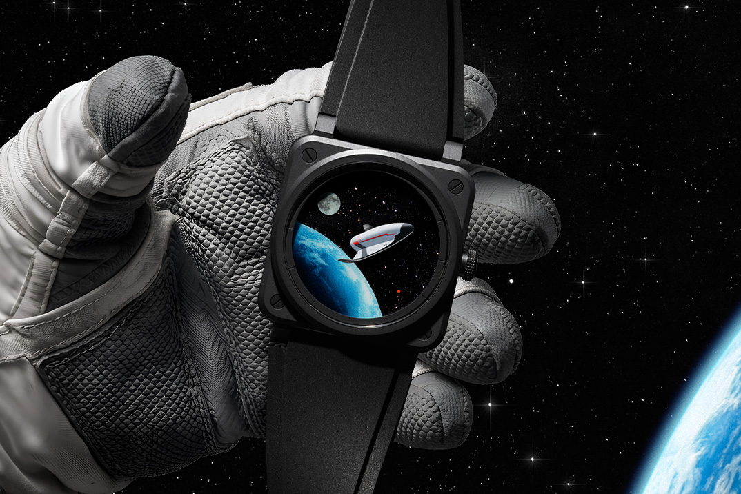 Bell & Ross trocam os ponteiros do relógio pelo futuro avião espacial da Europa na missão espacial BR-03