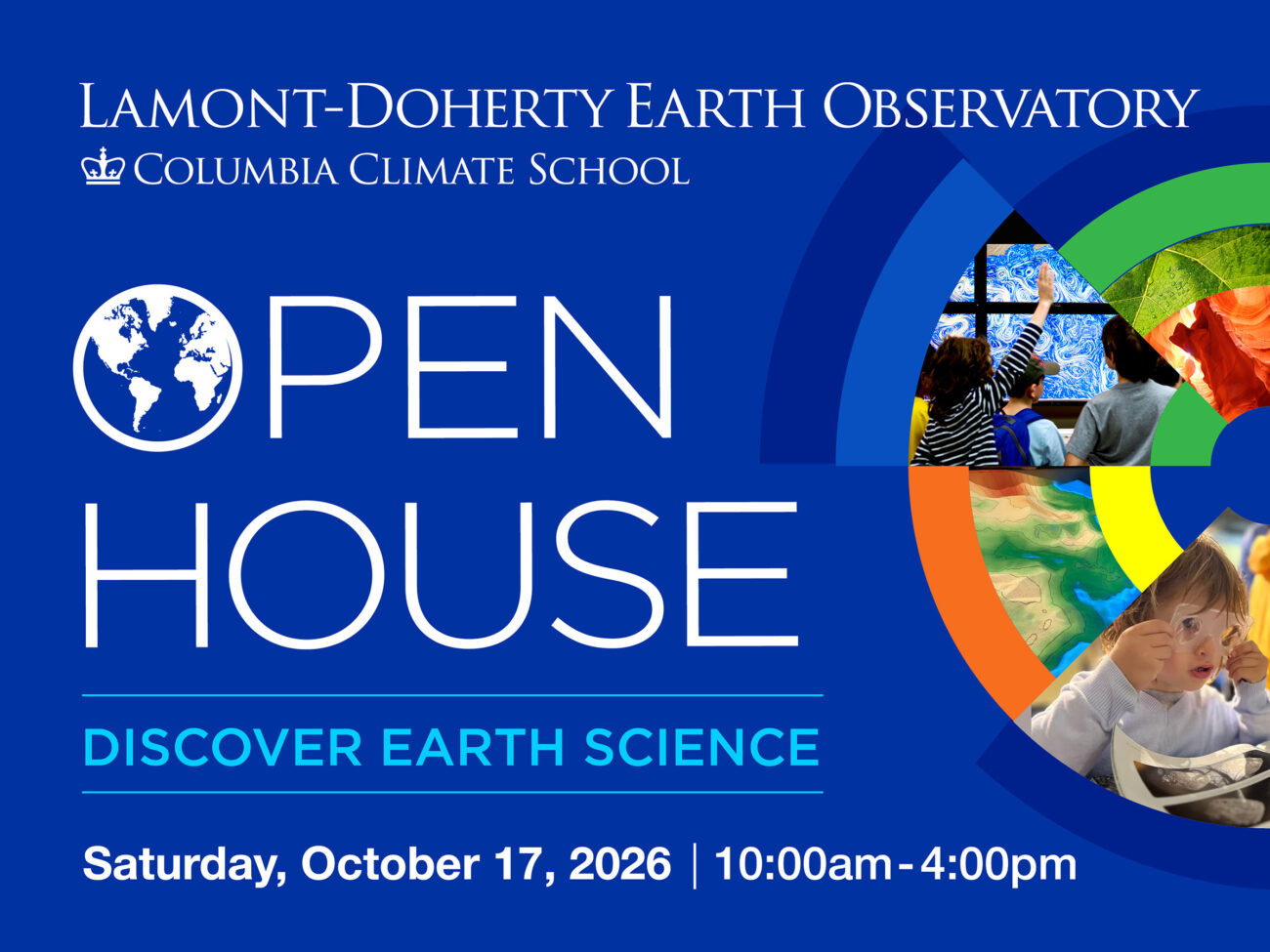 Venha nos visitar no Lamont Open House – State of the Planet