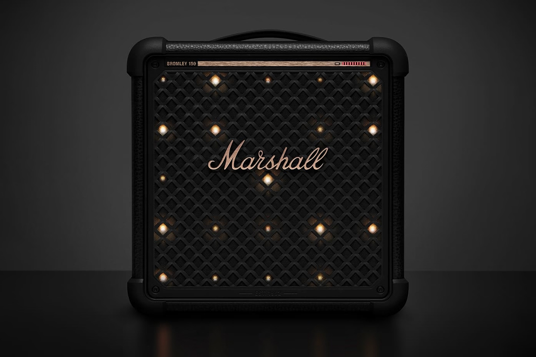 Marshall escondeu luzes de palco e um equipamento de karaokê dentro de seu menor alto-falante de festa até agora