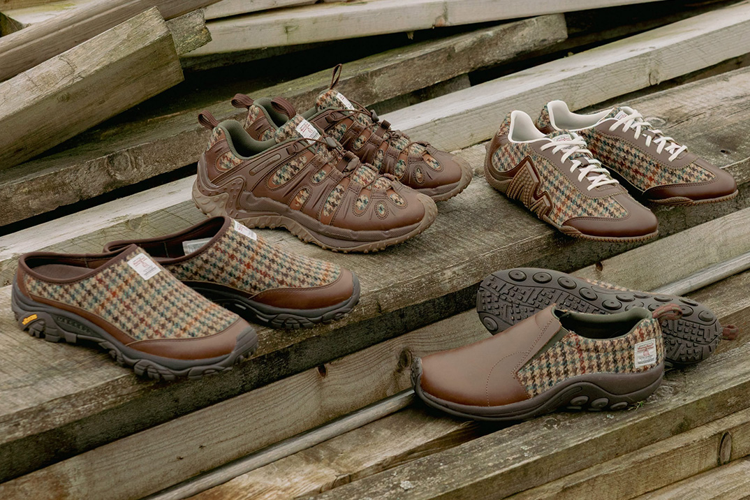 A coleção Harris Tweed da Merrell coloca lã das Hébridas feita à mão sobre alças Vibram