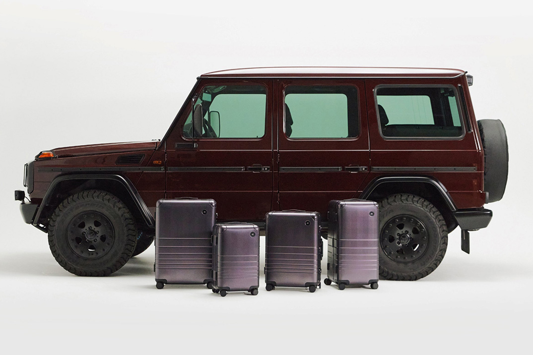 Monos construiu bagagem de alumínio com xadrez vintage G-Wagen e está doando o caminhão