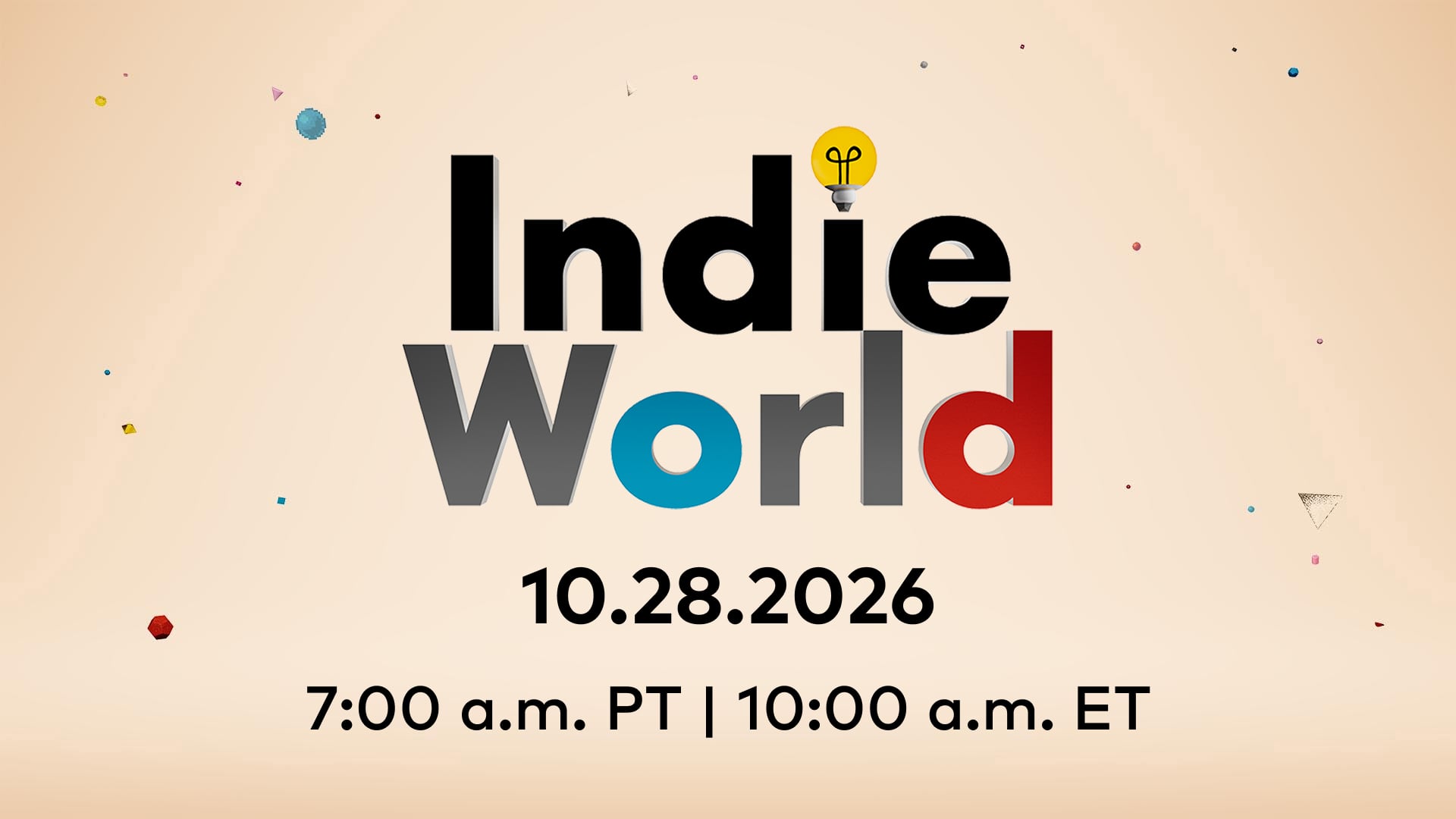 Nintendo Indie World Showcase marcado para 28 de outubro