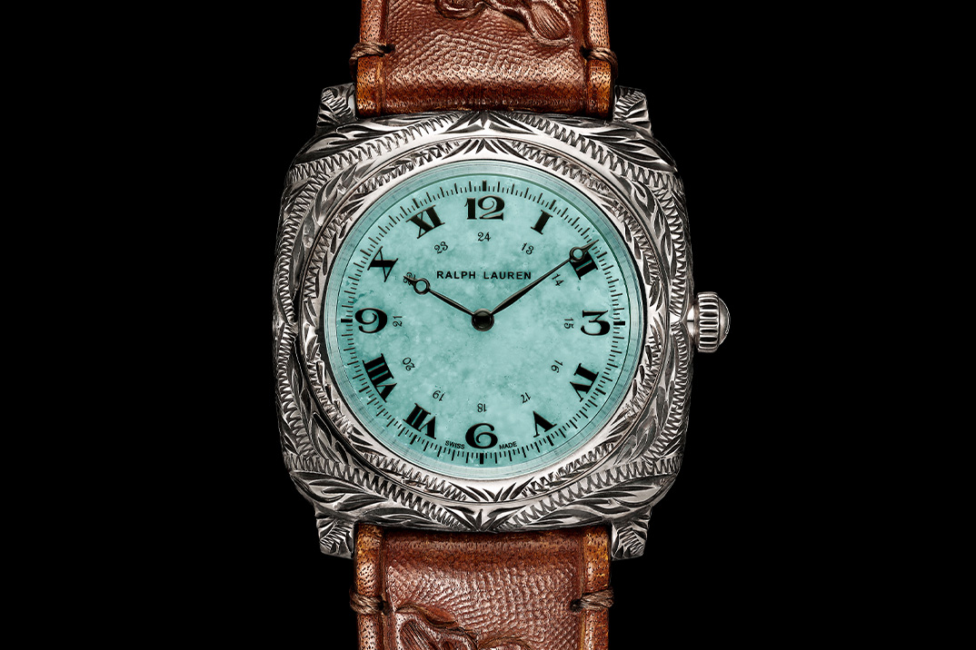 A almofada ocidental “envelhecida” de Ralph Lauren retorna em 38 mm com um mostrador turquesa único