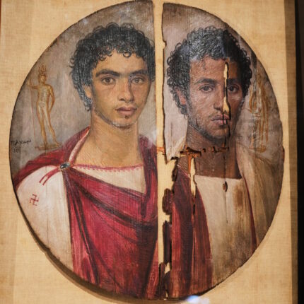 Retrato de Fayum Tondo dos Dois Irmãos restaurado – The History Blog