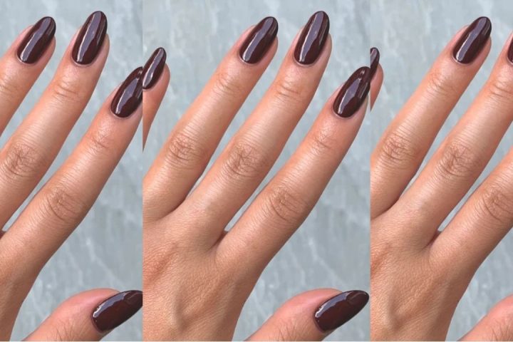 Supere o tempero de abóbora – Cherry Mocha é a nova obsessão das unhas do outono