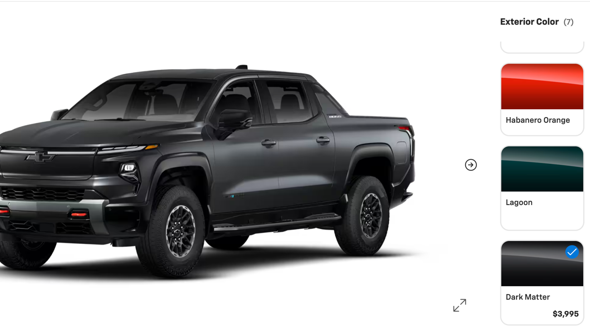 Um Chevy Silverado EV 2027 totalmente carregado custa mais do que um Hummer EV