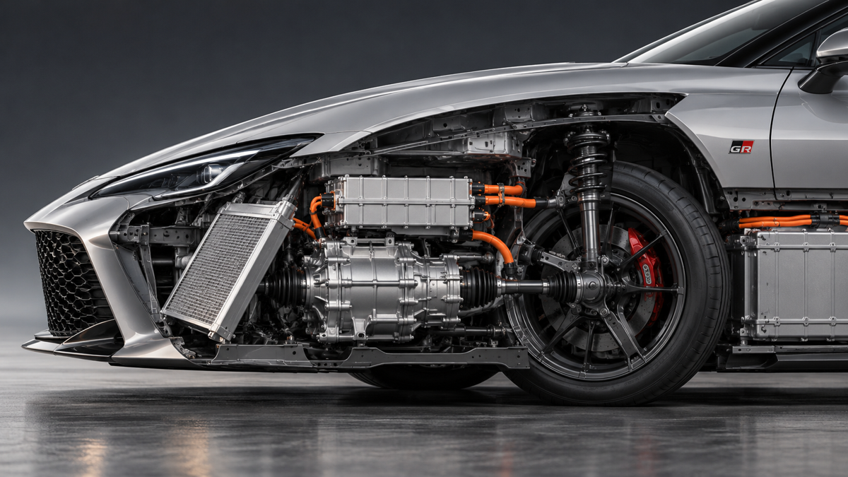 A ideia de layout de EV da Toyota pode dar narizes mais baixos aos carros esportivos